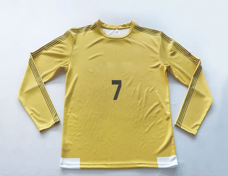 

custom long sleeve soccer football shooting quality soccer jersey