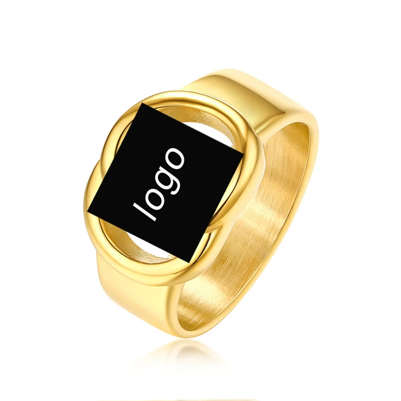 

stainless steel Titanium steel ring new hot selling Korean jewelry hip-hop street Harajuku style couple ring