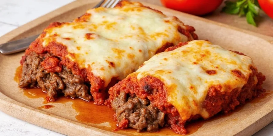 Classic Beef Parmigiana Dish