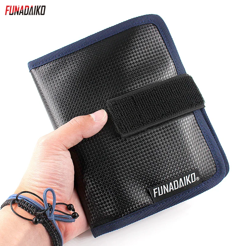 

FUNADAIKO portable fishing lure bags jig bag for metal jigging lure pouch, As pictures show