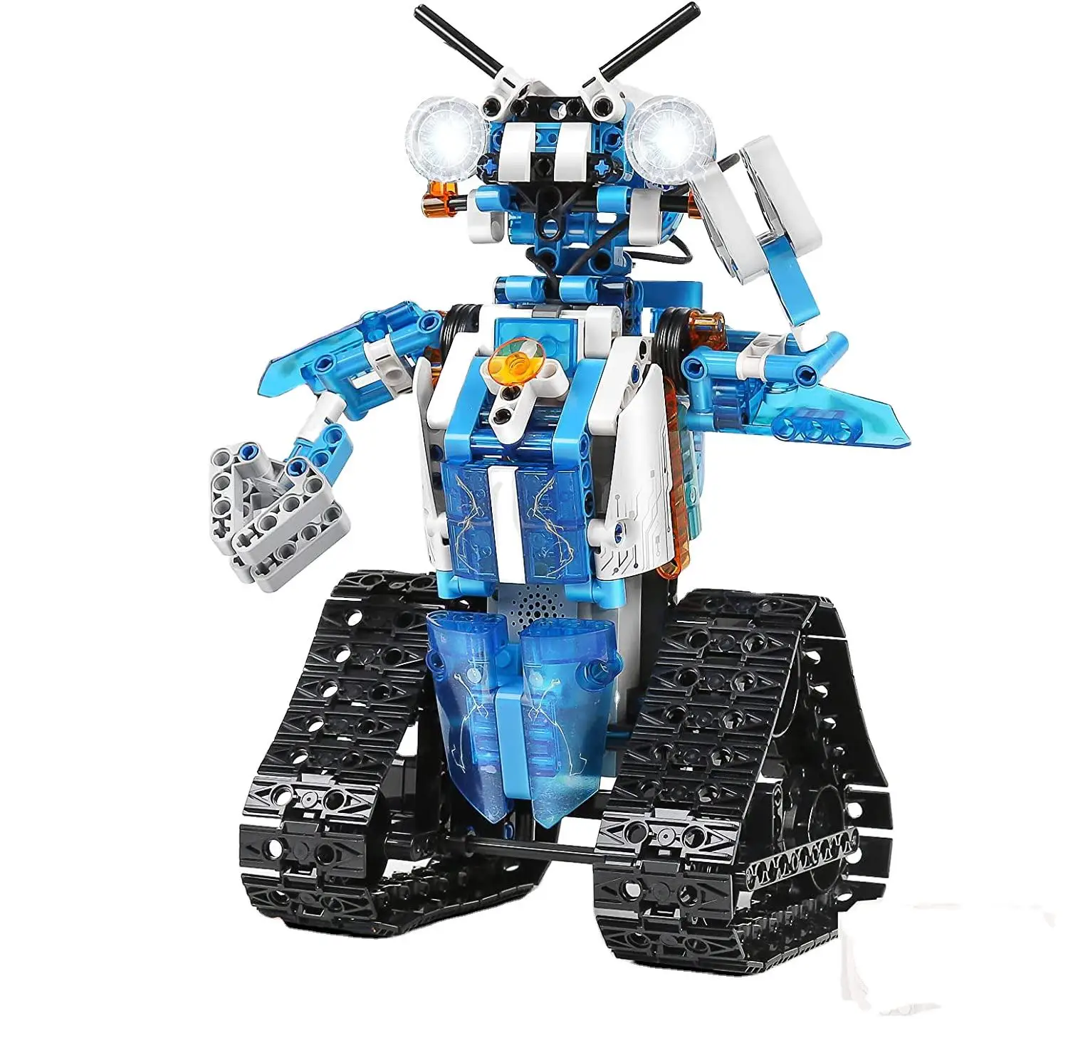 

2.4G Mould King 15059 Kids remote app controlled robot model building blocks voice control STEM Robot brick toys