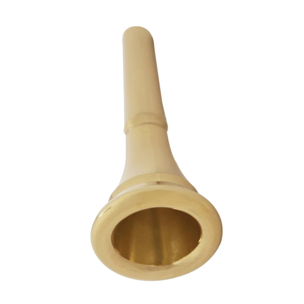

Durable French Horn Replacement Mouthpiece DIY French Horn Parts, Gold and silver