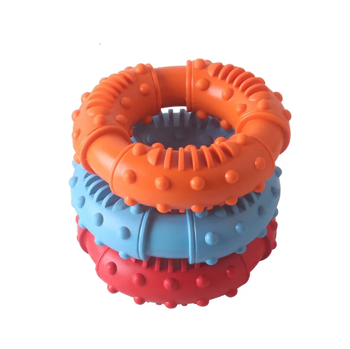 

High Quality Cute Donuts Custom Designer Luxury Indestructible Interactive Dog Toy