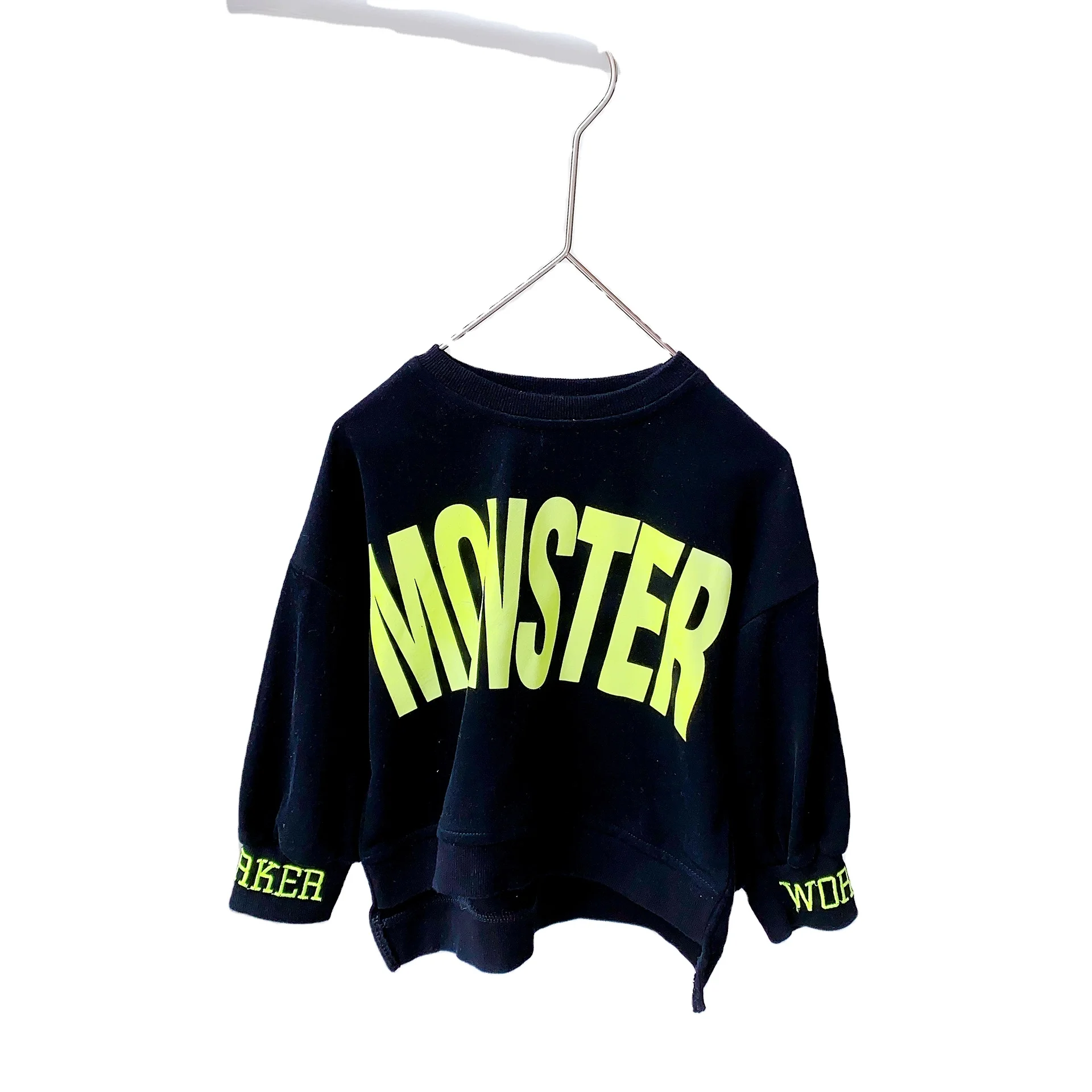 

Children's Autumn Boys Korean Sweater Middle and Small Kids Long Sleeve Loose Top Kids