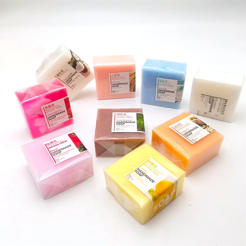 

Face body soap bar private label wholesale handmade vegan organic honey goat milk soap, Muti colors