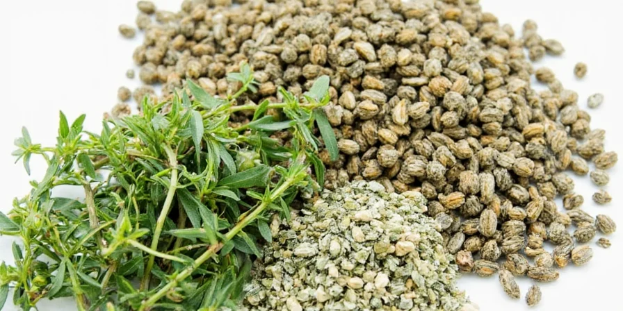 Visual guide to substituting thyme types