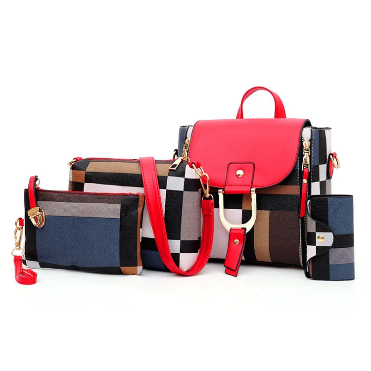 

Grosir Set Tas Leisure Pu Leather Sac Africain Women Bag Backpack Ladies Bag Set