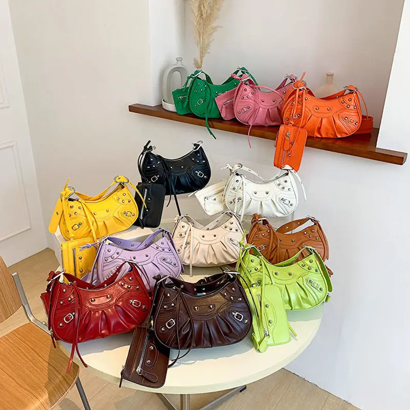 

BUSY GIRL SXM4278 2023 New Bags For Women Punk Purses for Ladies shoulder crossbody bags Women Handbags