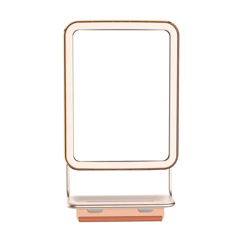 

Greenfrom Anti Fog Shower Single Side Square Bathroom Wall Mounted shaving Mirror