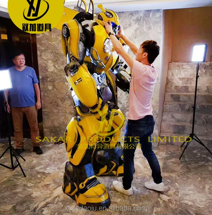 Custom Life Size Led Cosplay Realistic Transforme Robot Costume For