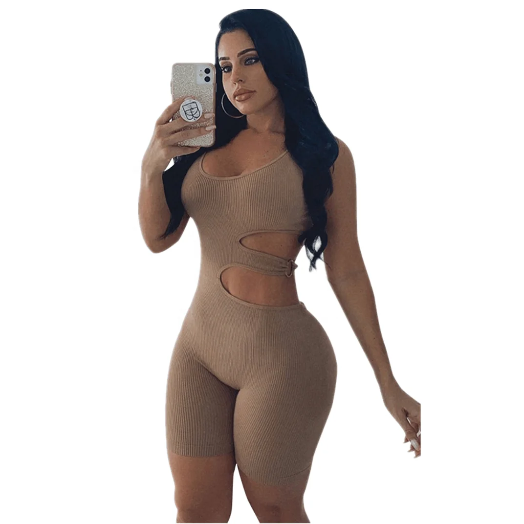 

The new listing sexy jumpsuits club wear rompers womens cut out jumpsuit
