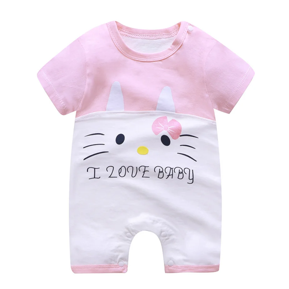 
High Quality Baby Romper Baby Newborn Infant Baby Boy Girl Short Sleeve Clothing 