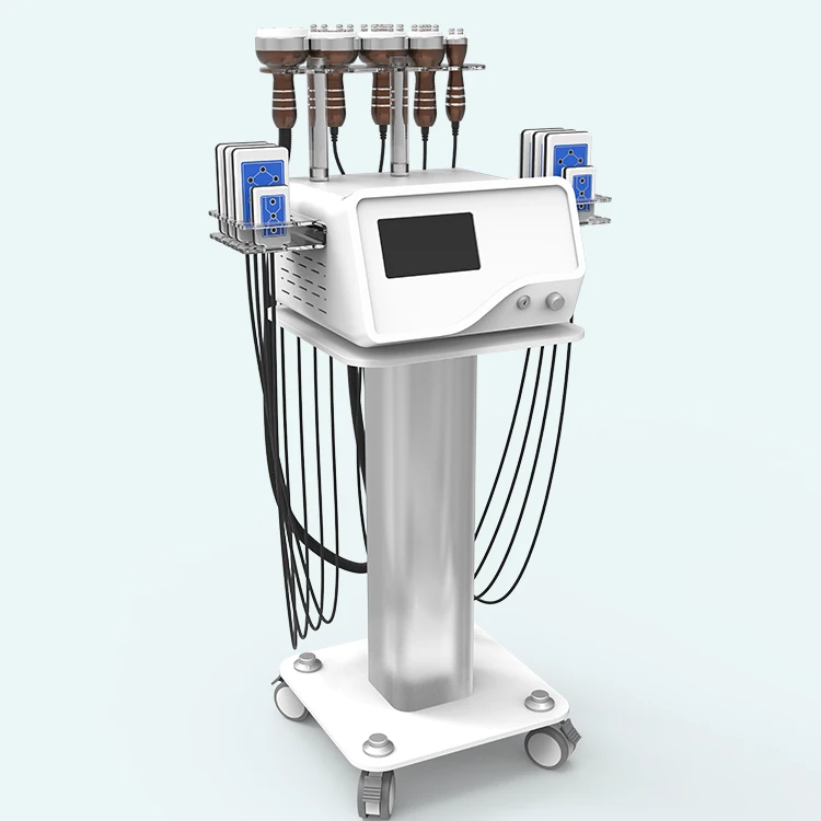 

ultrasound fat loss vacuum rf cavitation spa slimming machine, White