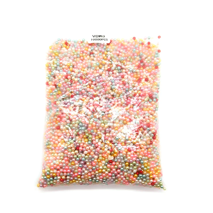 

Wholesale Loose ABS Round Plastic Pearl Beads Without Holes For Clothes Decoration,Plastic Pearls Without Holes