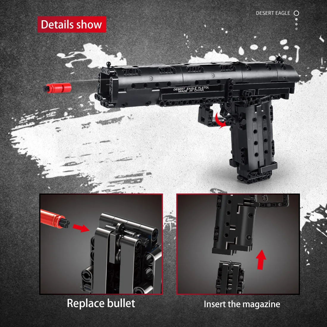 quarry shooting blocks out technic