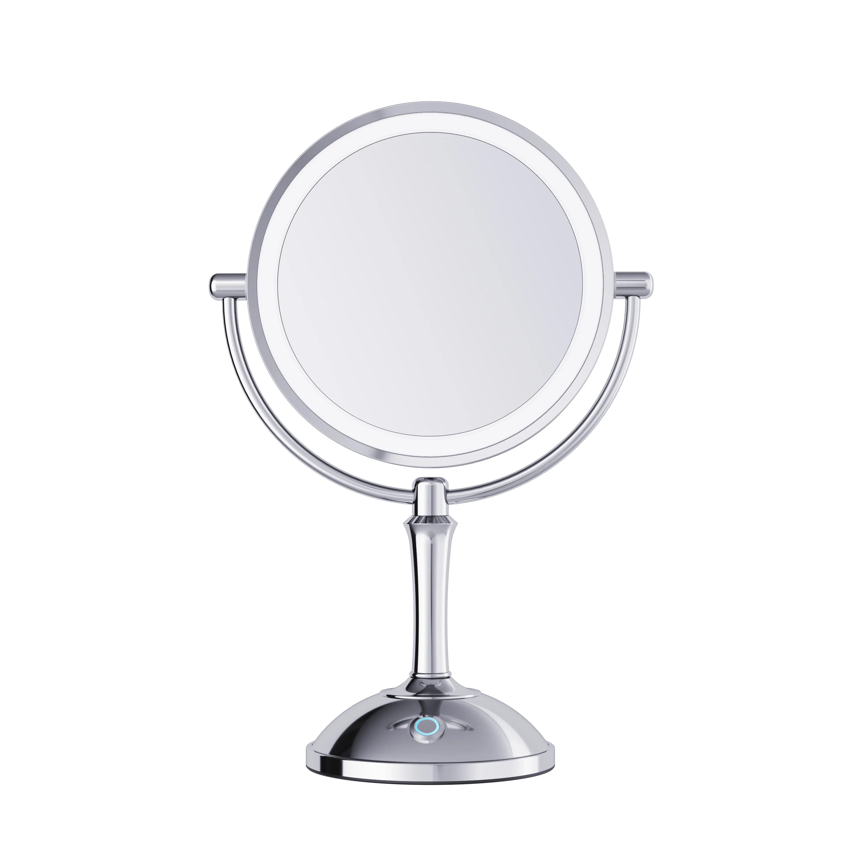 8 Inch Wholesale Metal Magnifying Standing Modern Dressing Table Cosmetic Mirror Made In China