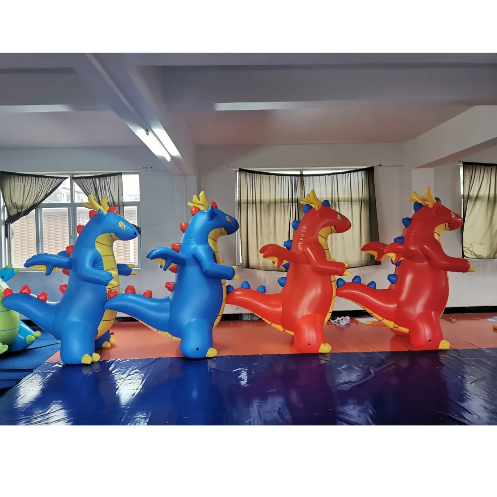 

BeiLe Customize high quality PVC inflatable dragon suit for party, Customized color