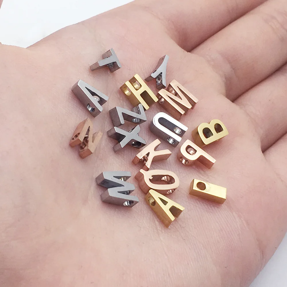 

Wholesale Alphabet Initial Letter A-Z Charm Pendant Jewellery Making, Silver / gold / black / black / rose gold / blue ...