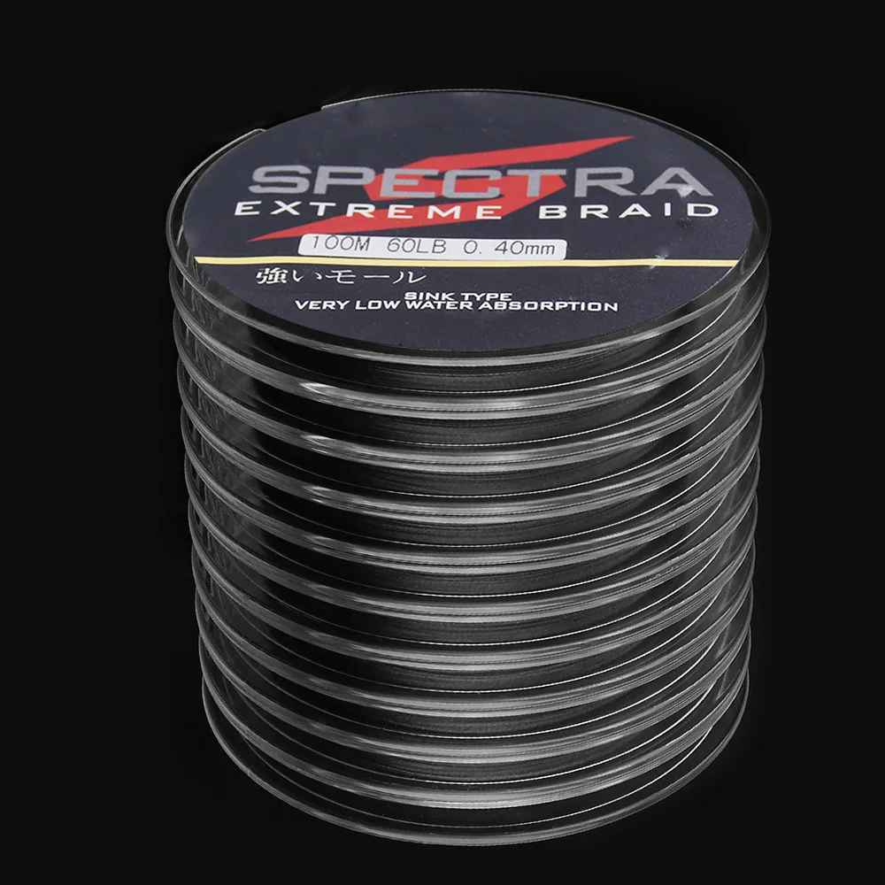 DORISEA 1000M(100M*10)Connected Spool PE Multifilame Continuous Braided Fishing Line 6LBs -300LBs Consecutive Fishing Wire, Black,blue,green,yellow,white,red,grey, multicolor and so on