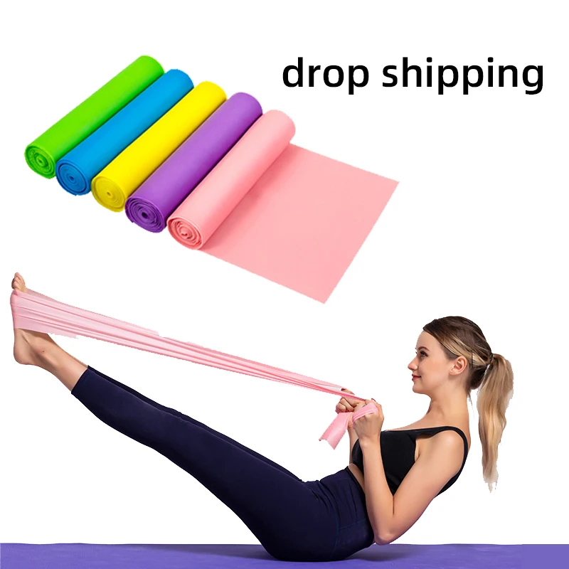 

Yoga physiotherapy elastic gym resistance band, sports training rope, Pilates 200cm stretching film, fitness eq