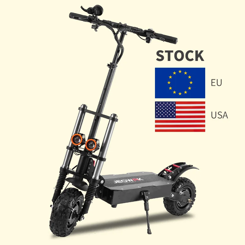 

2022 Jeowak Dual Motor Bike 60V 38Ah High Endurance Off Road Fat Tire 2 Wheels Electric Scooter 10000w For Adults