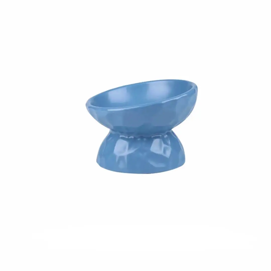 

Pet Ceramic Bowl with High Feet for Dogs and Cats Non Slip Dog Bowl Easy to Clean Pet Product Protect Cervical Spine