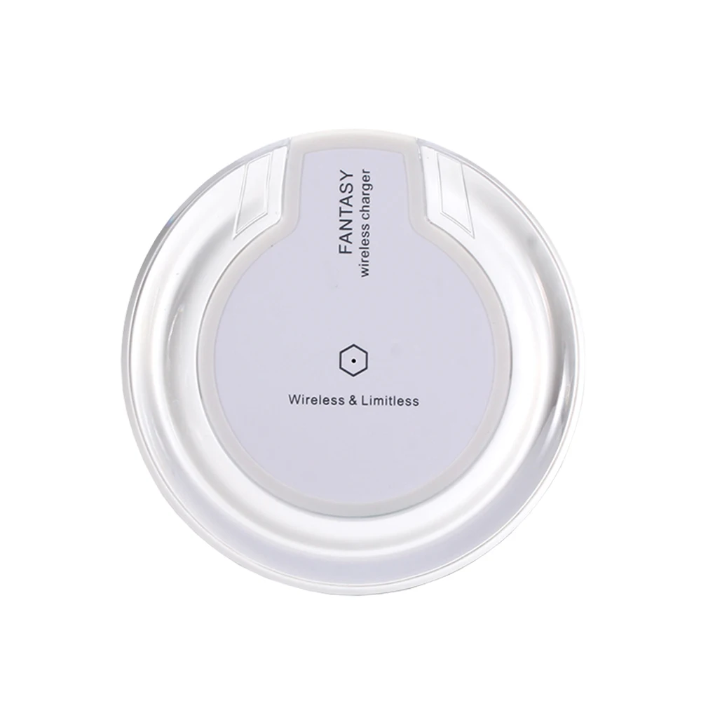 
Universal Fantasy Qi Wireless Charger With LED Light for iPhone Samsung Mobile Phone K9 Crystal Wireless Charger 