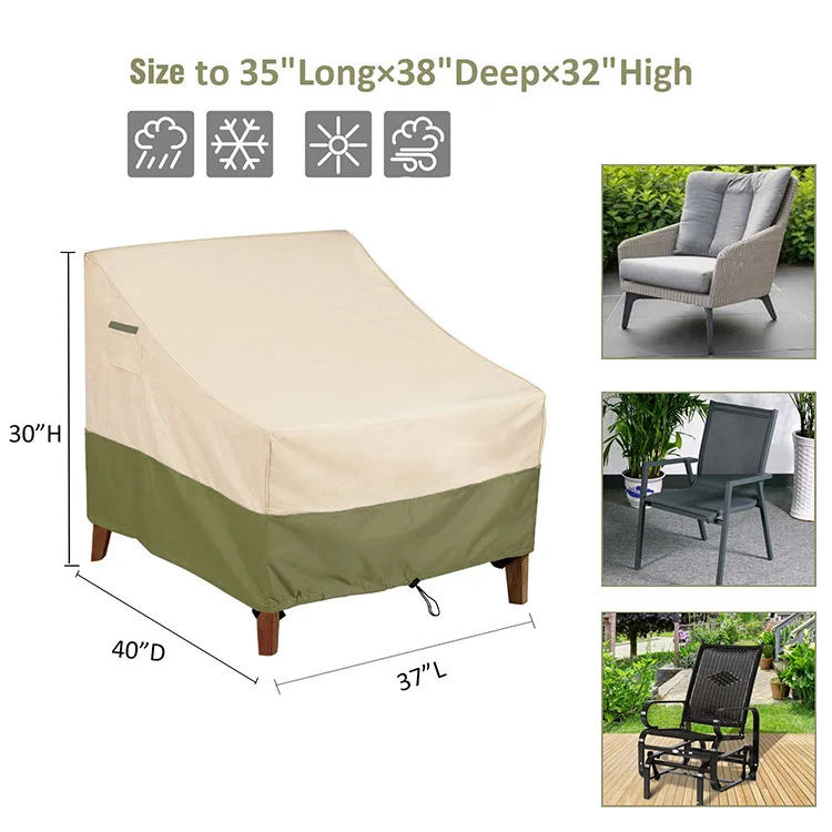 
Universal Polyester Chair Cover Beige & Black & Gray For Dinning Chair 