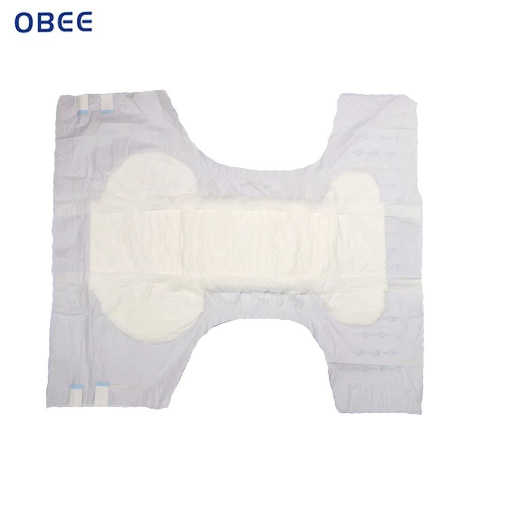 
OEM Ultra Thick Disposable Pants Type Printed Adult Diaper 