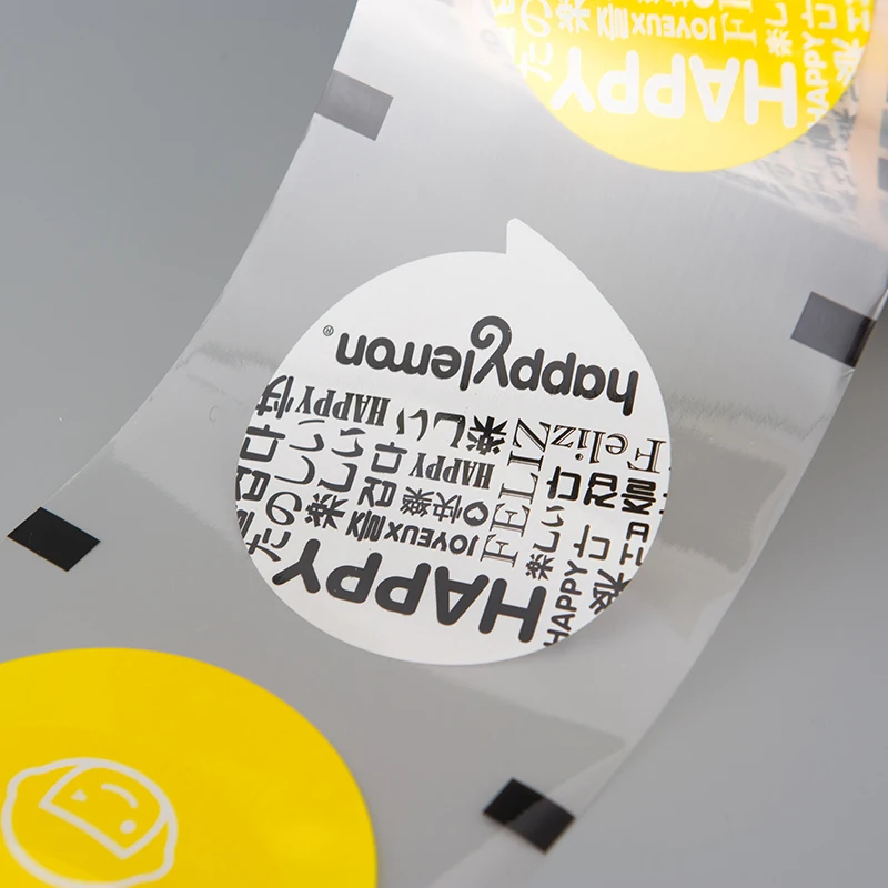 
Waterproof customized bubble tea cup sealing film/Packing Food printed cups sealing film 