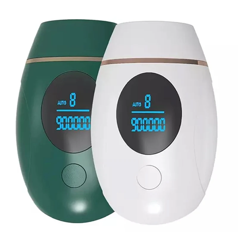 

Best Sell Handheld 900000 Flashes Women Leg Armpit Body Shaving Painless Permanent Laser Hair Removal Device from Home, White, black, pink, dark green