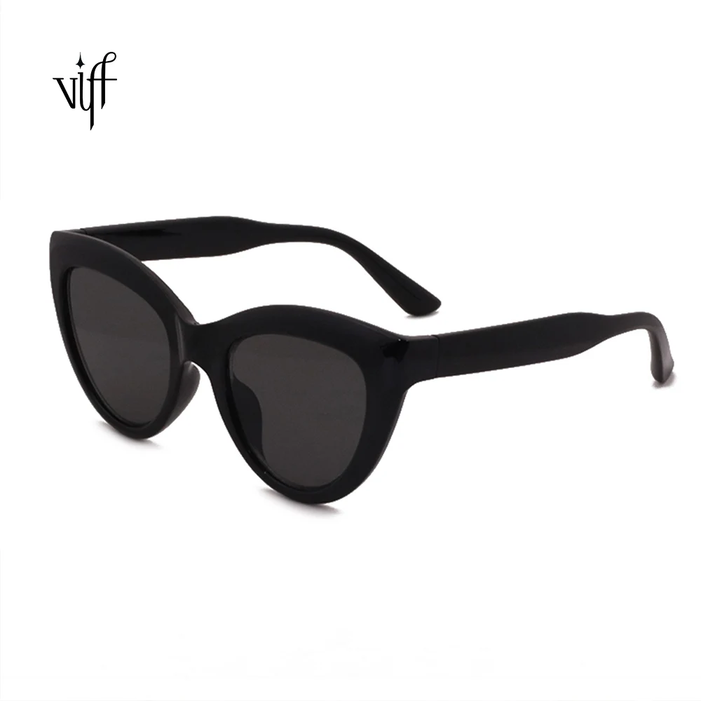 

VIFF HP19283 Vintage Gradient Lens Cateye Eyewear UV400 Oversize Sunglasses