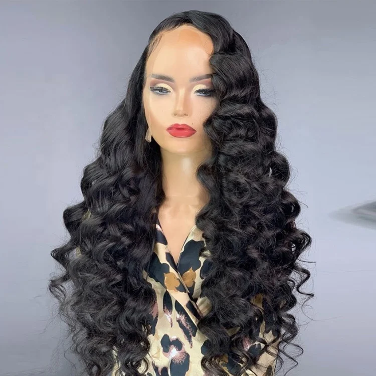

Long Wigs Loose Body Wave Human Natural Virgin Hair 13*4 Lace Front Wig