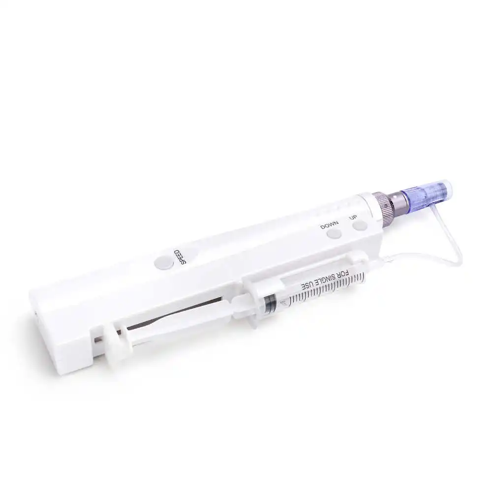 

high Quality Micro Needle Wireless Meso Gun Injection Derma Pen, White and black