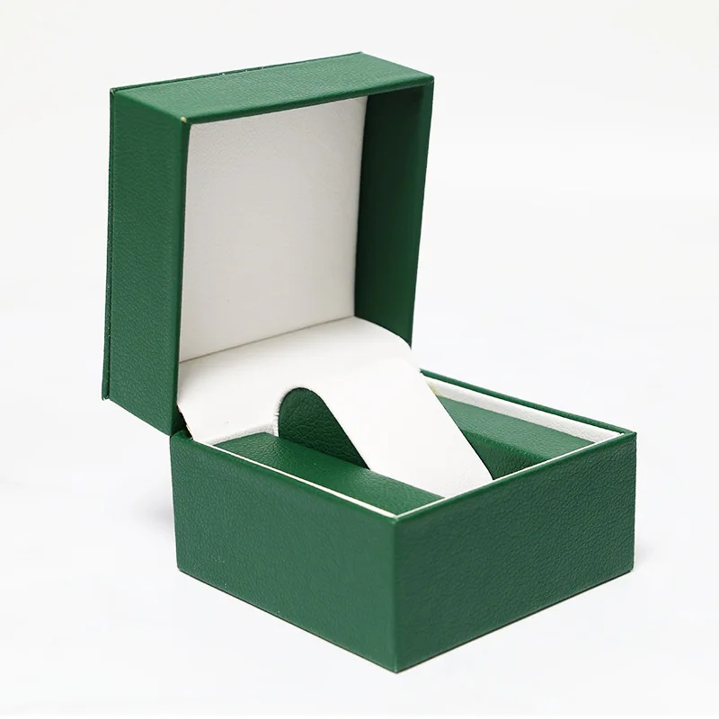 

luxury green red leather mens ladies watch box gift packaging