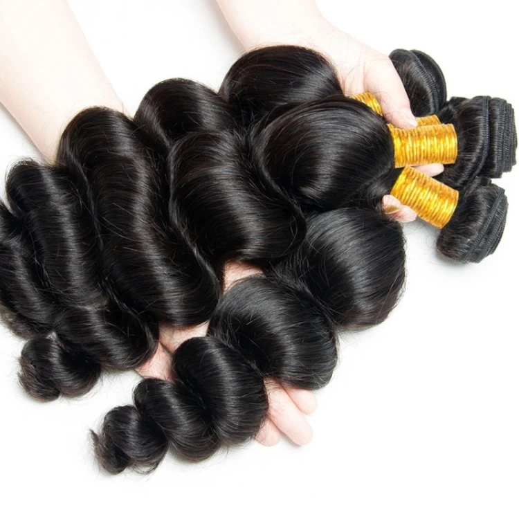 

Cuticle Aligned Loose Wave Hair Bundles,Wholesale 100% Unprocessed Virgin Human Hair Extension,Brazilian Virgin Human Hair