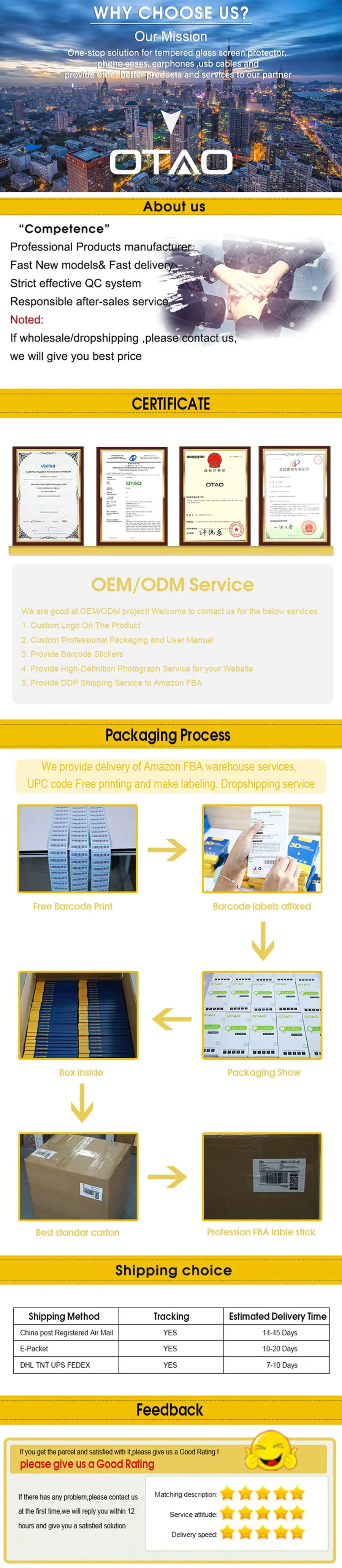 OTAO 9D Protective Tempered Glass On For iphone 11 pro MAX XS XR X Screen Protector De Tela For iphone 8 7 6 6S Plus Phone Film