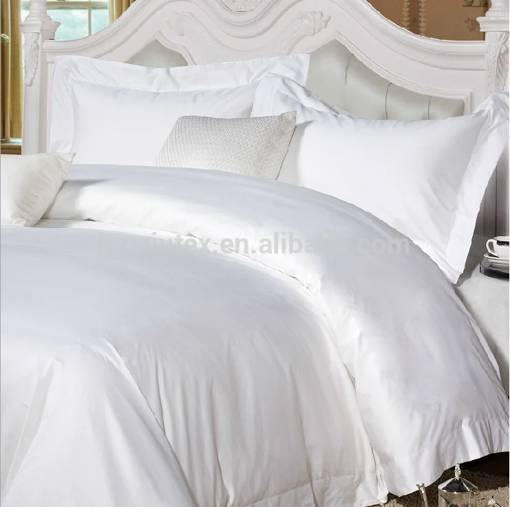 Luxury Hotel 4 Pcs Bed Linen Cotton Bed Sheet Set Home Bedding Set For