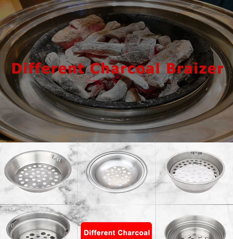 Commercial Bbq Grill Charcoal Brazier Charcoal Basin Barbecue Charcoal