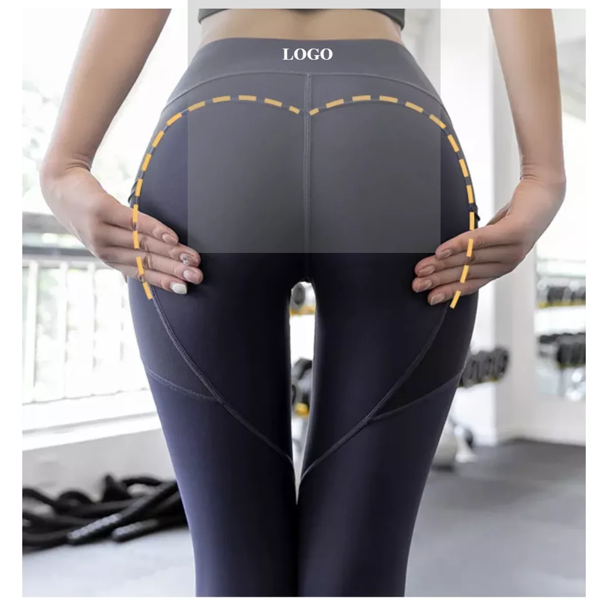 

High Quality Women Custom Yoga Pants With Pockets Sports leggings Workout Stretch Breathable tights