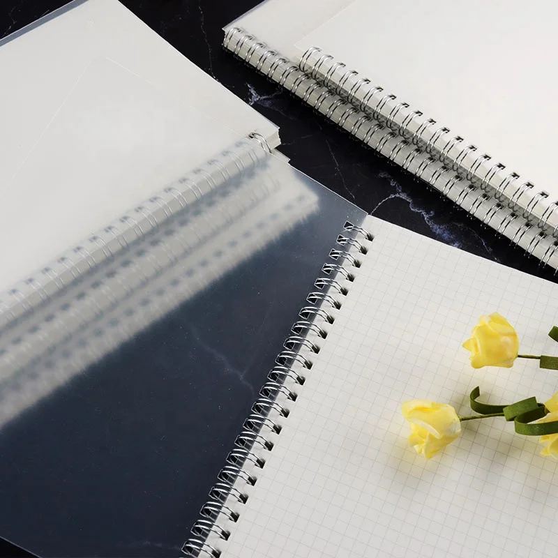 Cheap Custom Printing School A4 Spiral Notebook With Colored Paper