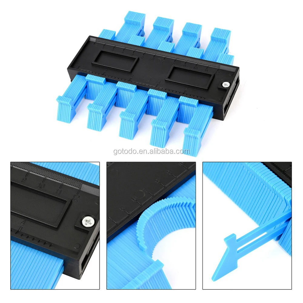 10 Inch Irregular Contour Gauge 26cm Plastic Profile Copying Contour