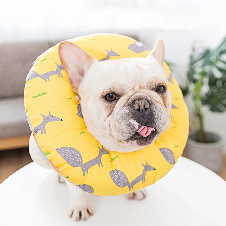 

Pet Cute Soft Recovery Adjustable Cone Collar for Dog and Cat After Surgery