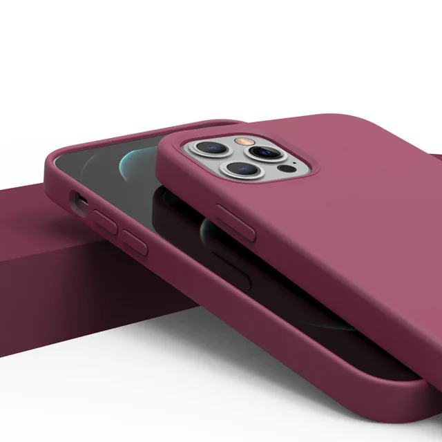 

Shockproof and Waterproof Cell Phone Protect Case For Phone 12 Silicone Case, Multiple color