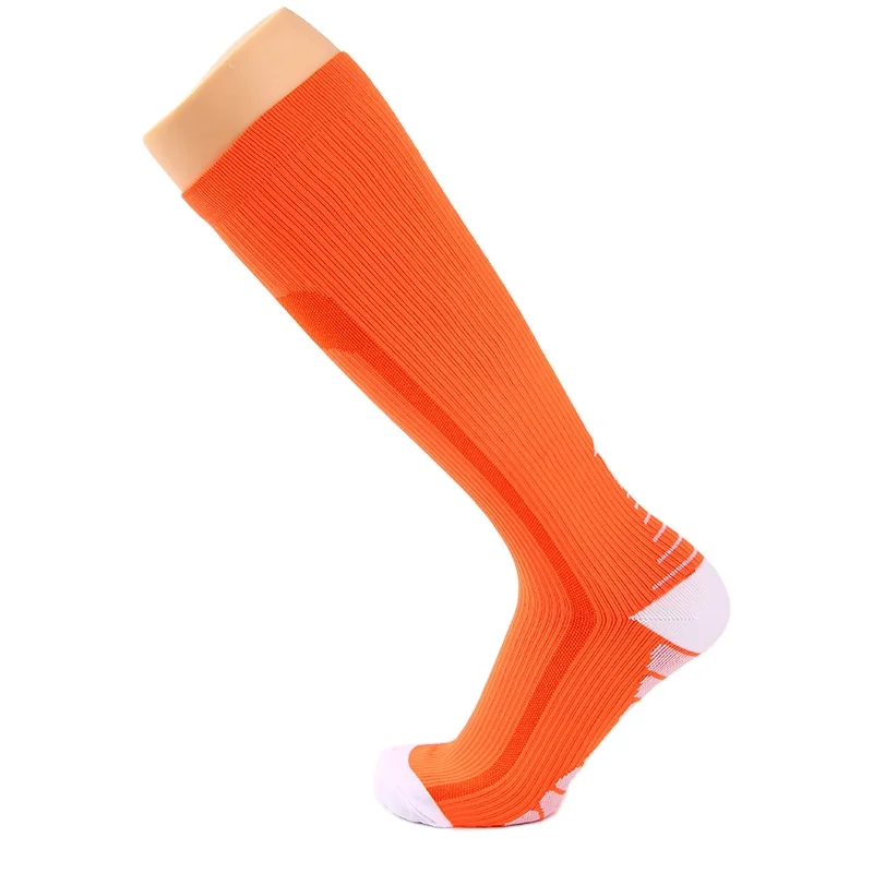 

Wholesale Custom Colorful Sportly Compression Socks Breathable Thin Nylon Sport Cycling Socks