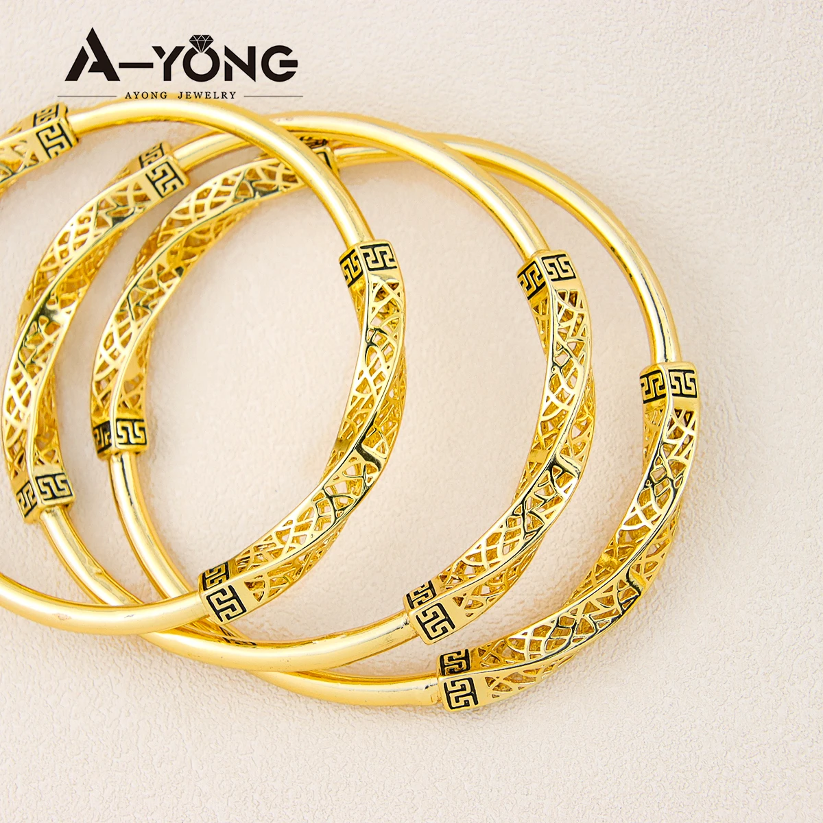 

fashion bracelet fashion Spiral Gold Full Gold Bracelet for Women