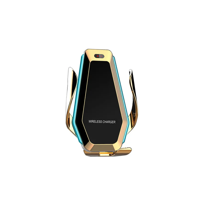 

Wholesale Infrared Sensor Series Wireless Phone Charging Auto Accessory Air Vent Mount Automatic Qi Car Wireless Charger Holder, Sliver/golden