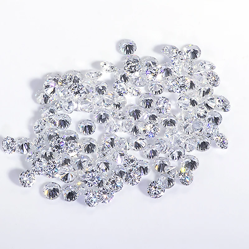 

3mm round brilliant cut E color VS clarity lab created hpht polished diamond in stock