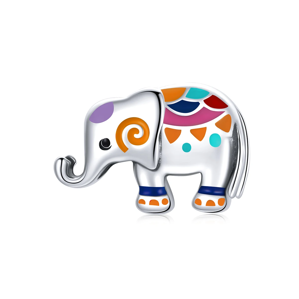 

SCC1790 Latest Design cute charms 925 Sterling silver elephant charm for bracelt making