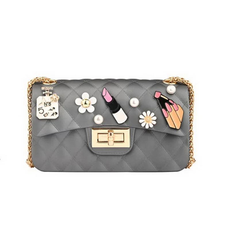 

High Quality Mini Woman Handbag Small Shoulder Vintage Pvc Waterproof Messenger Bag, 6 colors